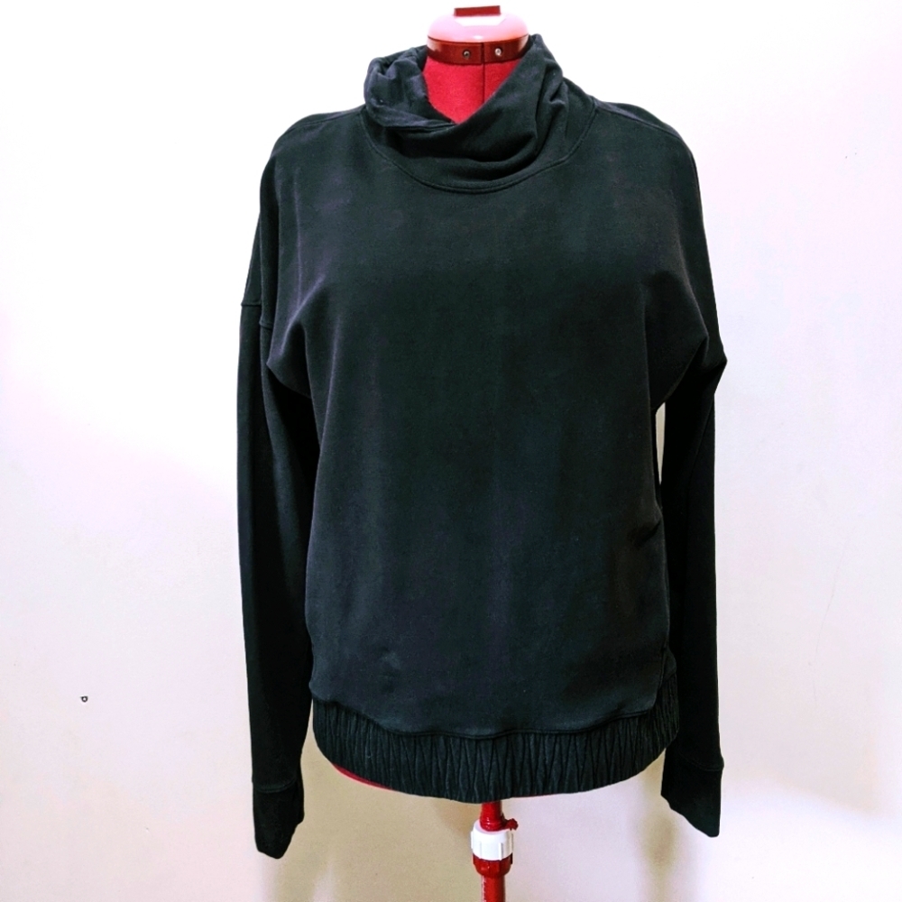 Lululemon Black Stress Less Pullover Sweater 10 L - Picture 5 of 5